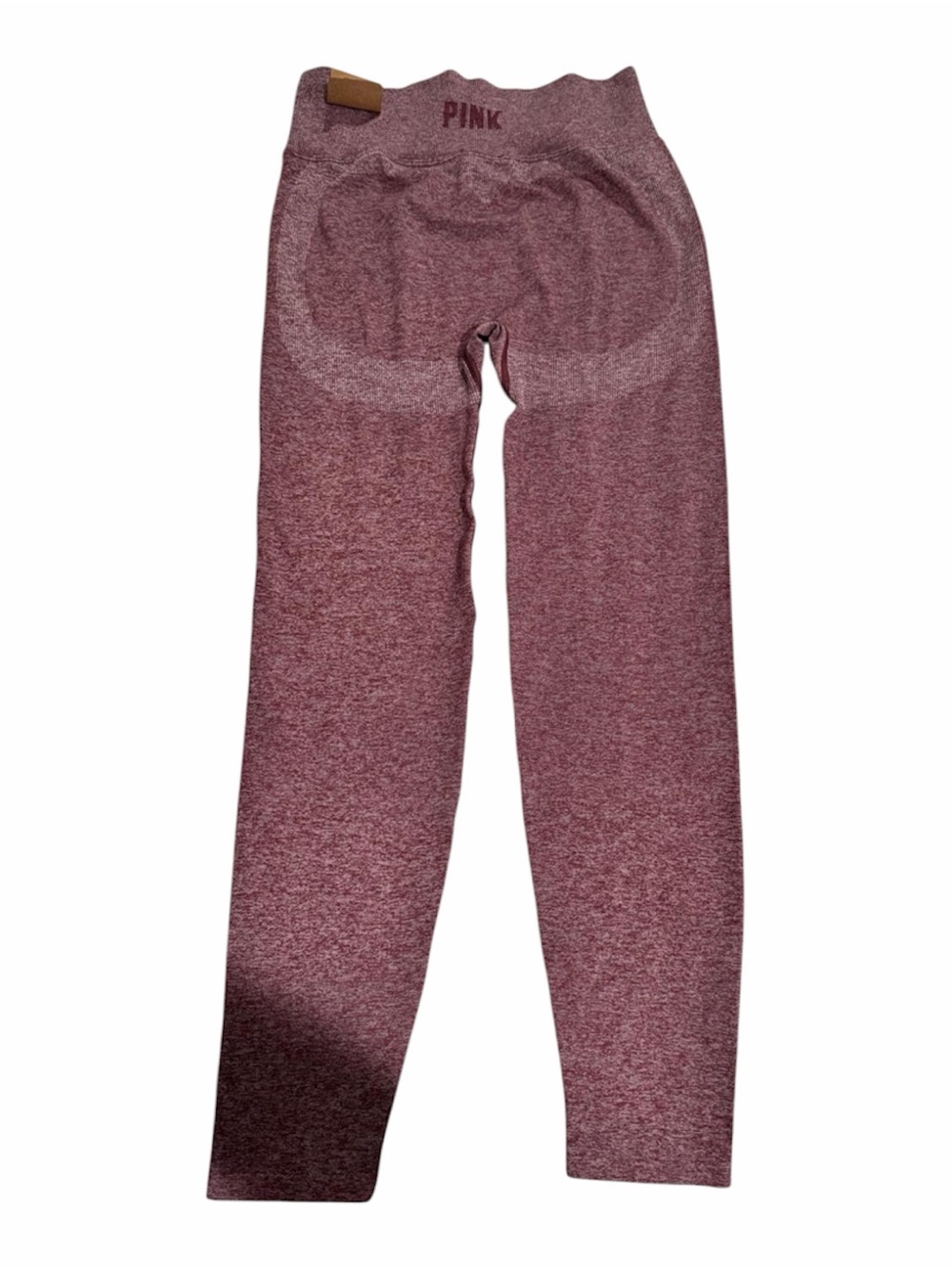 PINK Victoria's Secret Mauve Maroon High-Waist Seam Leggings - Picture 2 of 6